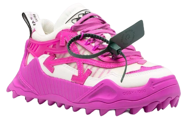 Lookbook OFF-WHITE Odsy-1000 低幫運動鞋 女款 紫紅色