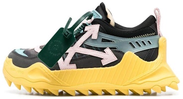 (Women) Off-White Odsy-1000 Black Yellow Pink OWIA180S23FAB0011830 (Women) Off-White Odsy-1000 Black Yellow Pink OWIA180S23FAB0011830