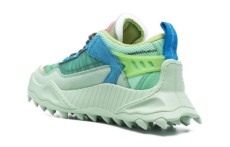 (W) Off-White Odsy-1000 Low-Top Sneakers 'Green Blue' 圖 4