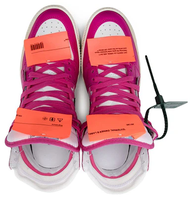 (W) Off-White Off-Court 3.0 High 2023 'Fuchsia Pink' Sepatu Tinggi OWIA112S23LEA001-0132 Lookbook (W) Off-White Off-Court 3.0 High 2023 'Fuchsia Pink' Sepatu Tinggi OWIA112S23LEA001-0132