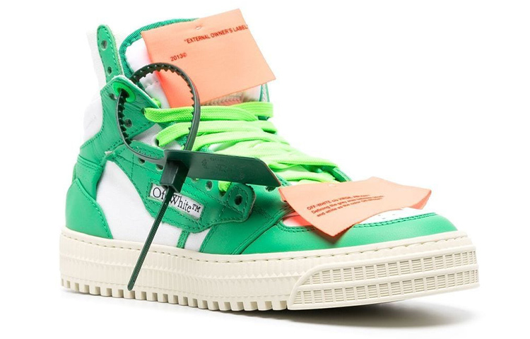 Order (W) Off-White高帮Off-Court 3.0“绿色白色” OWIA112S23LEA001-0155