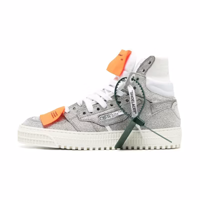 (W) Off-White Off-Court 3.0 High 'Silver Glitter'