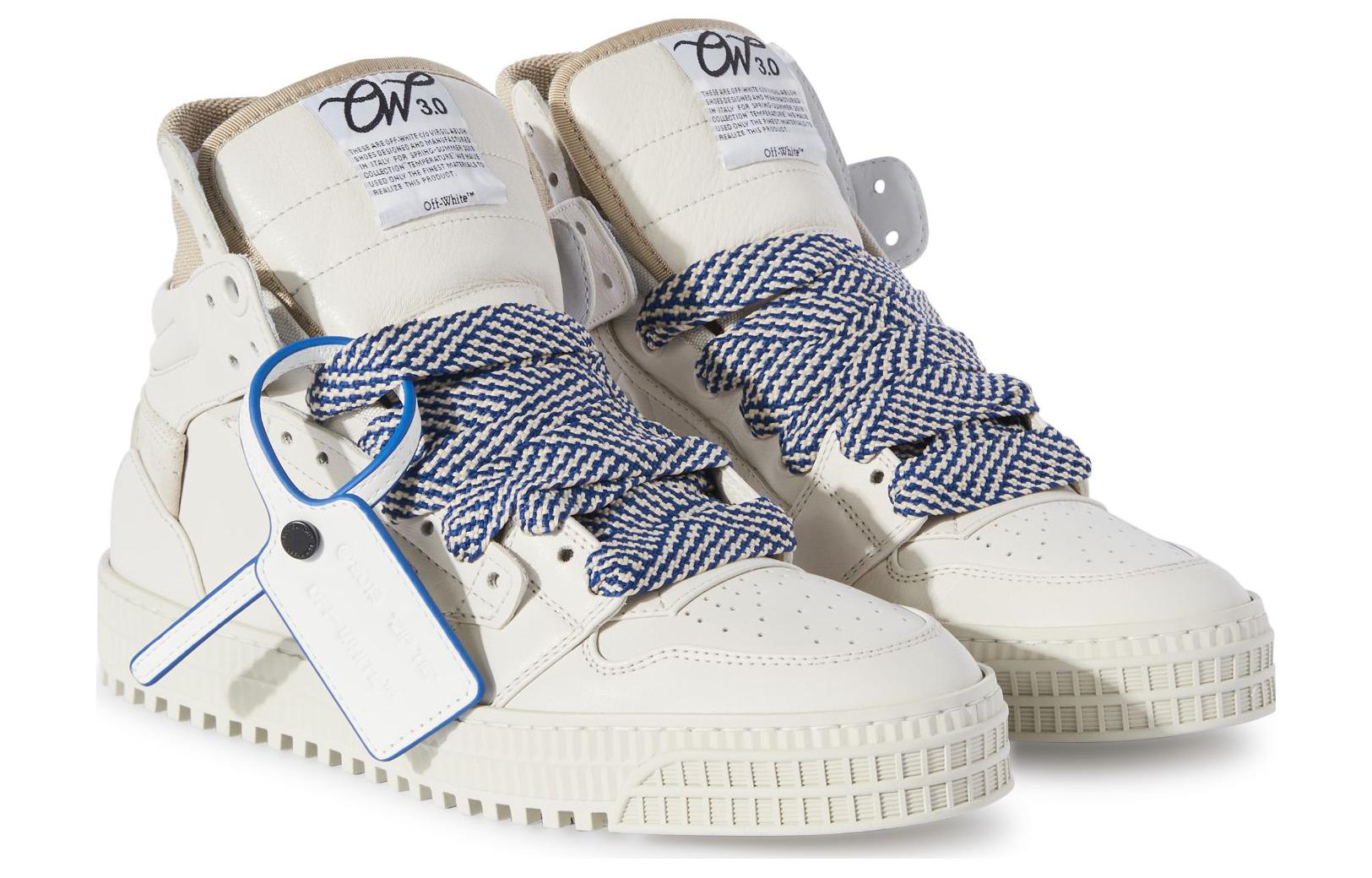 (W) Off-White Off-Court 3.0 High 'White Beige Blue' 圖 2