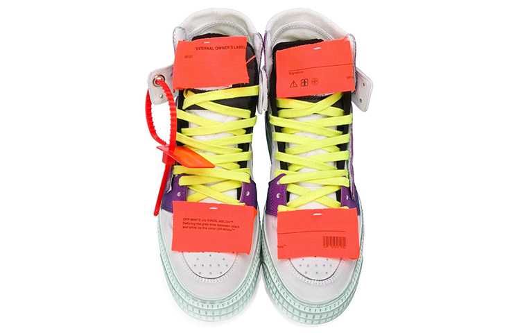 (W) Off-White Off-Court 3.0 High 'White Fuchsia' 圖 4