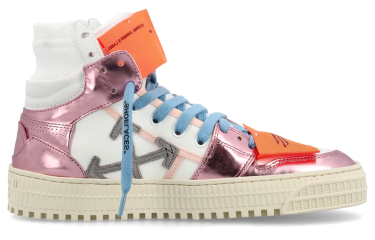 (W) Off-White Off-Court 3.0 High 'White Metallic Pink' 圖 2