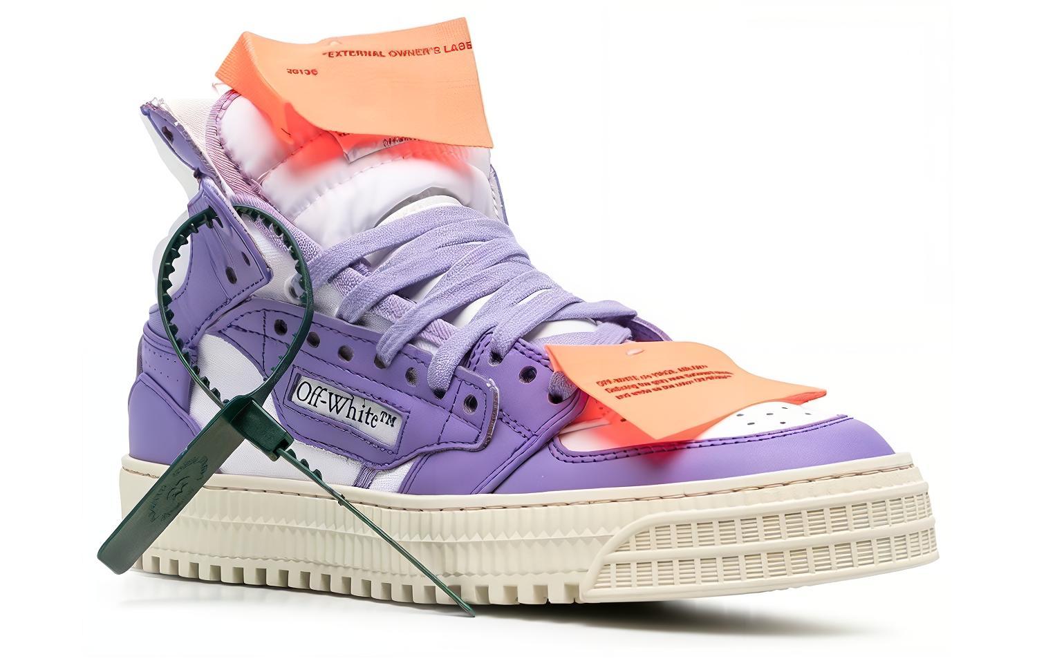 Order (Women) Off-White Off-Court 3.0 High 'White Purple' OWIA112S23LEA0010137