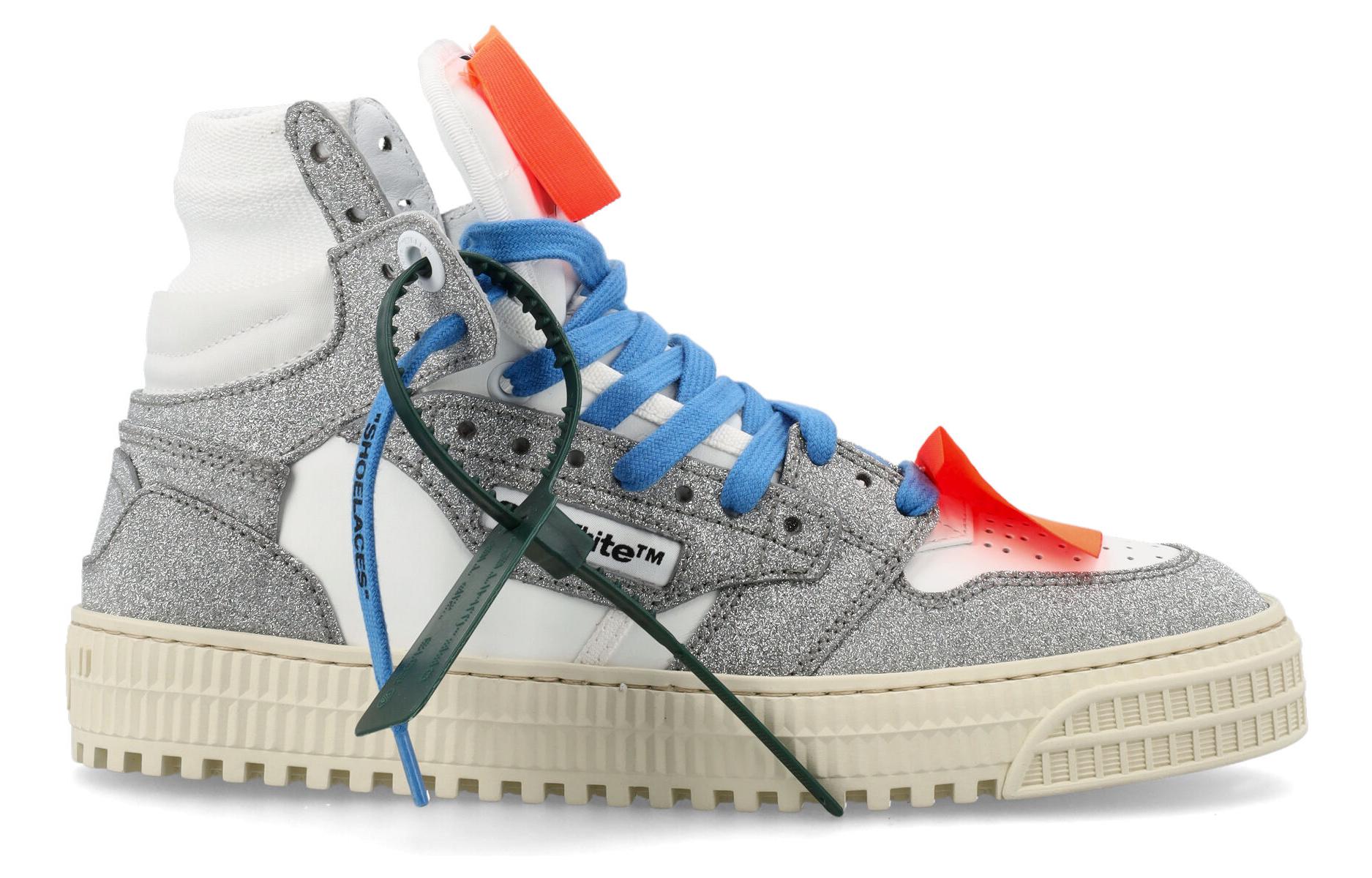 (W) Off-White Off-Court 3.0 High 'White Silver Glitter' 圖 2