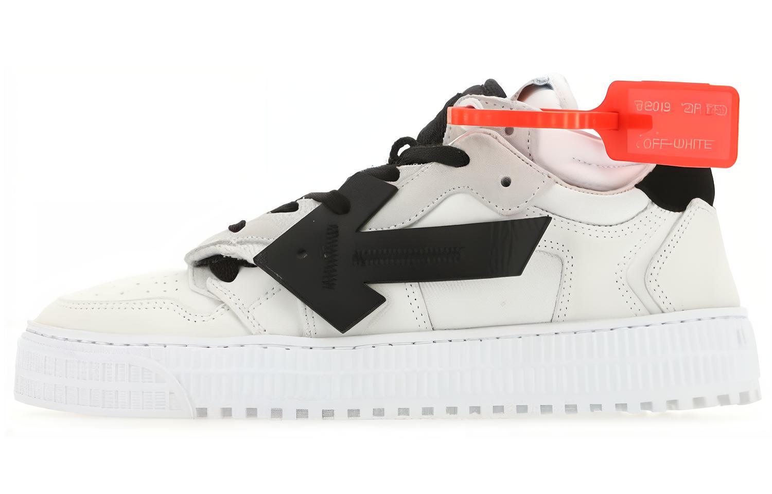 Buy (W) Off-White Off-Court 3.0 Low 'Putih Hitam' Sneakers OWIA181R21LEA0010110