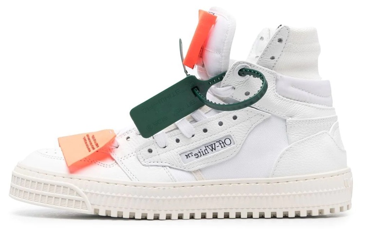 (Women) Off-White Off-Court 'White Green' OWIA112C99LEA0020120