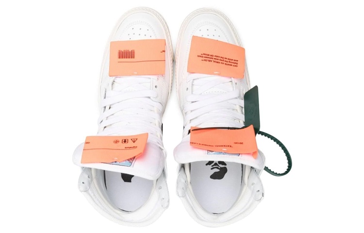 Shop (W) Off-White Off-Court '白绿' 运动鞋 OWIA112C99LEA0020120