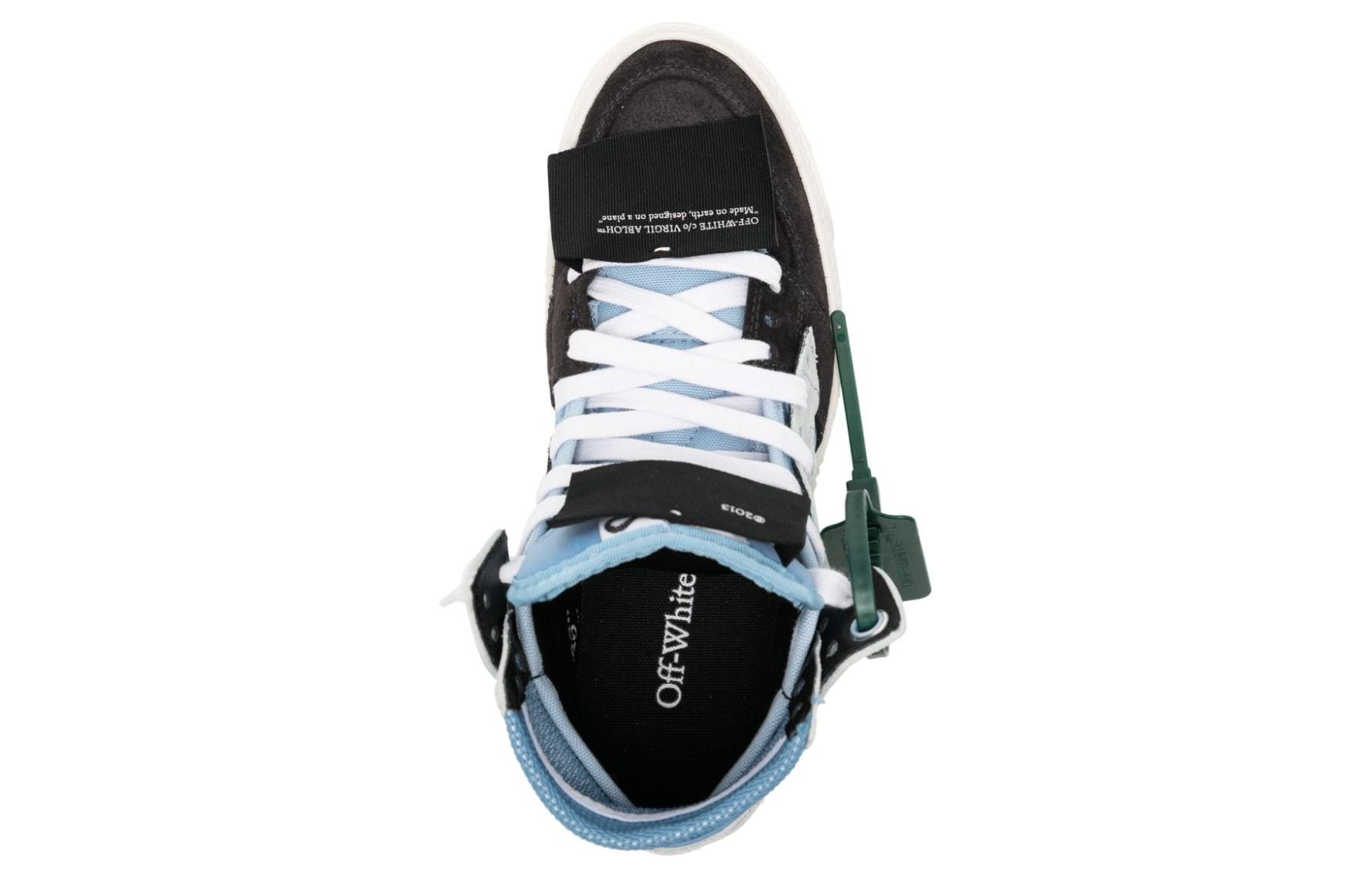 Lookbook (W) 오프화이트 오프코트 하이 '블루' OWIA112F23LEA0034007