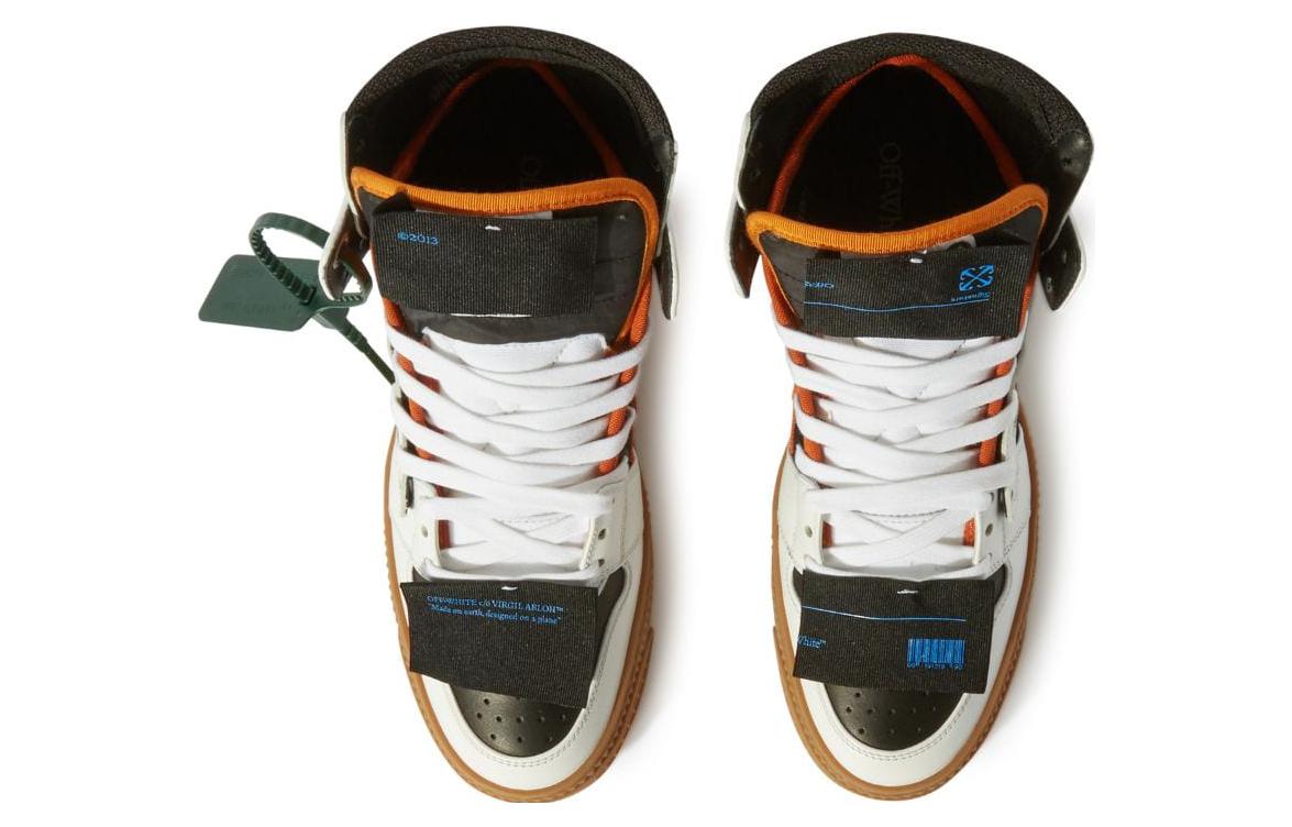 (W) Off-White Off-Court High 'White Black' 圖 4