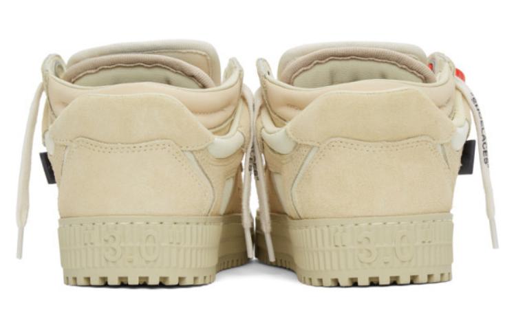 (W) Off-White Off-Court Low Sneakers 'Beige Black' 圖 4