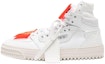 Buy (Women) Off-White Off Court 3.0 Leather Canvas White White Orange OWIA112C99LEA0040120