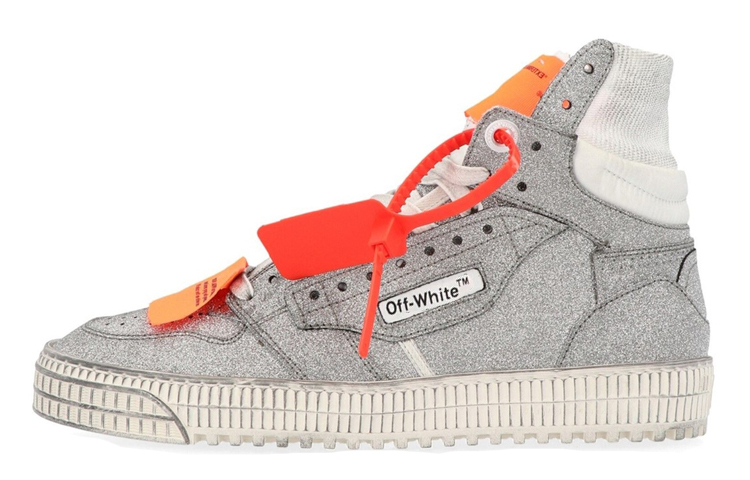 Buy (Women) Off-White Off Court Silver Glitter OWIA112E19F570779100