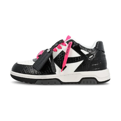 (W) Off-White Out of Office 'Croc - Black White'