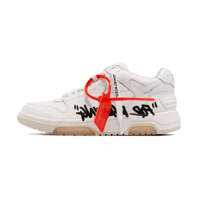 (W) Off-White Out of Office 'For Walking - White Black'