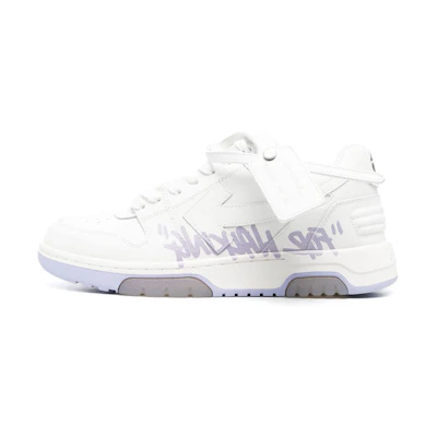 (W) Off-White Out of Office 'For Walking - White Lilac'
