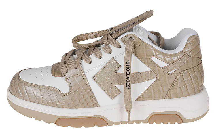 Buy (W) Off-White Out Of Office 'Estampado Cocodrilo Marrón Claro' OWIA259S23LEA0060117