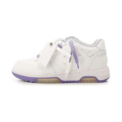 (W) Off-White Out Of Office 'White Lilac Purple'