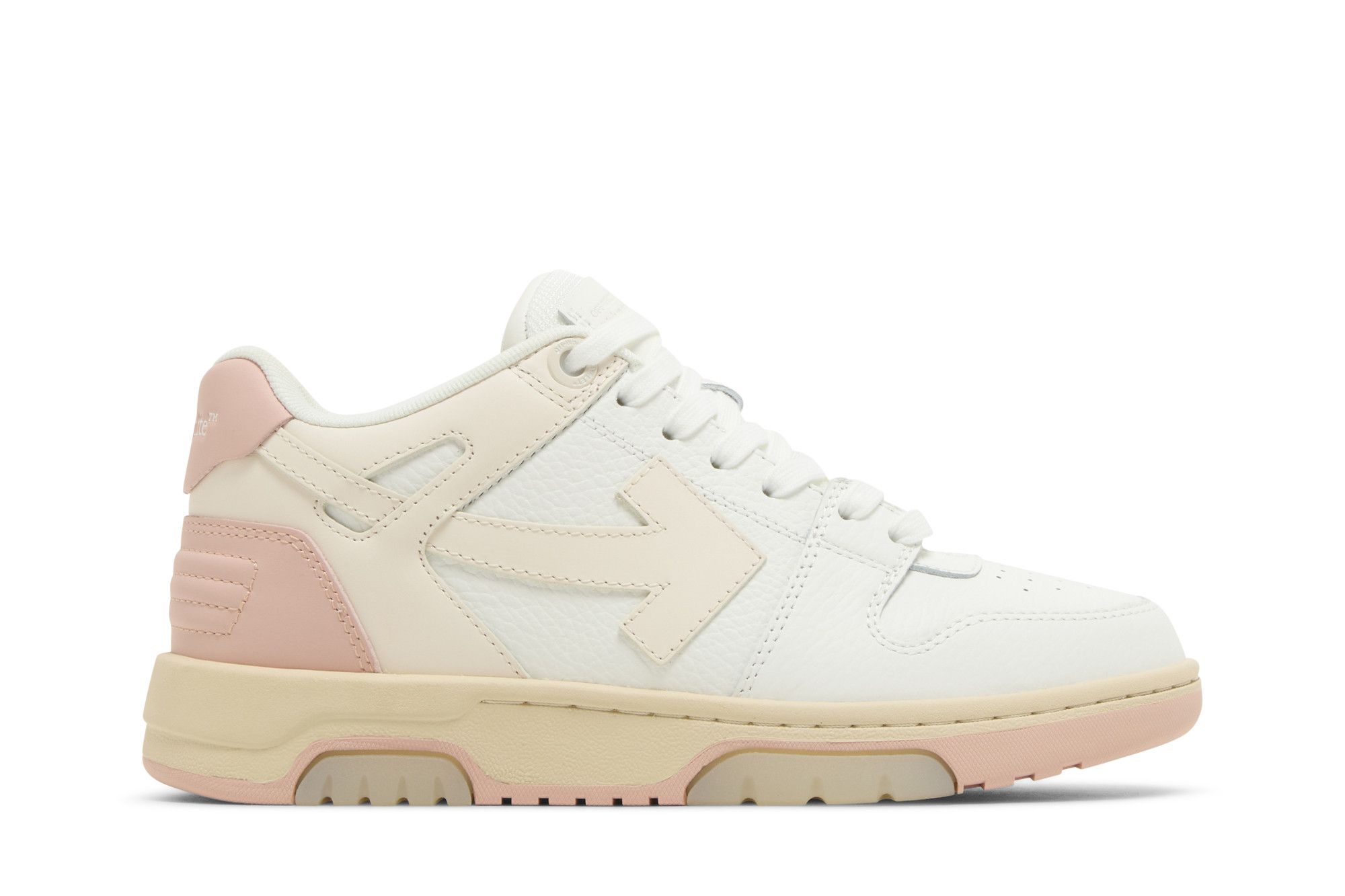 (W) Off-White Out Of Office 'White Pink'