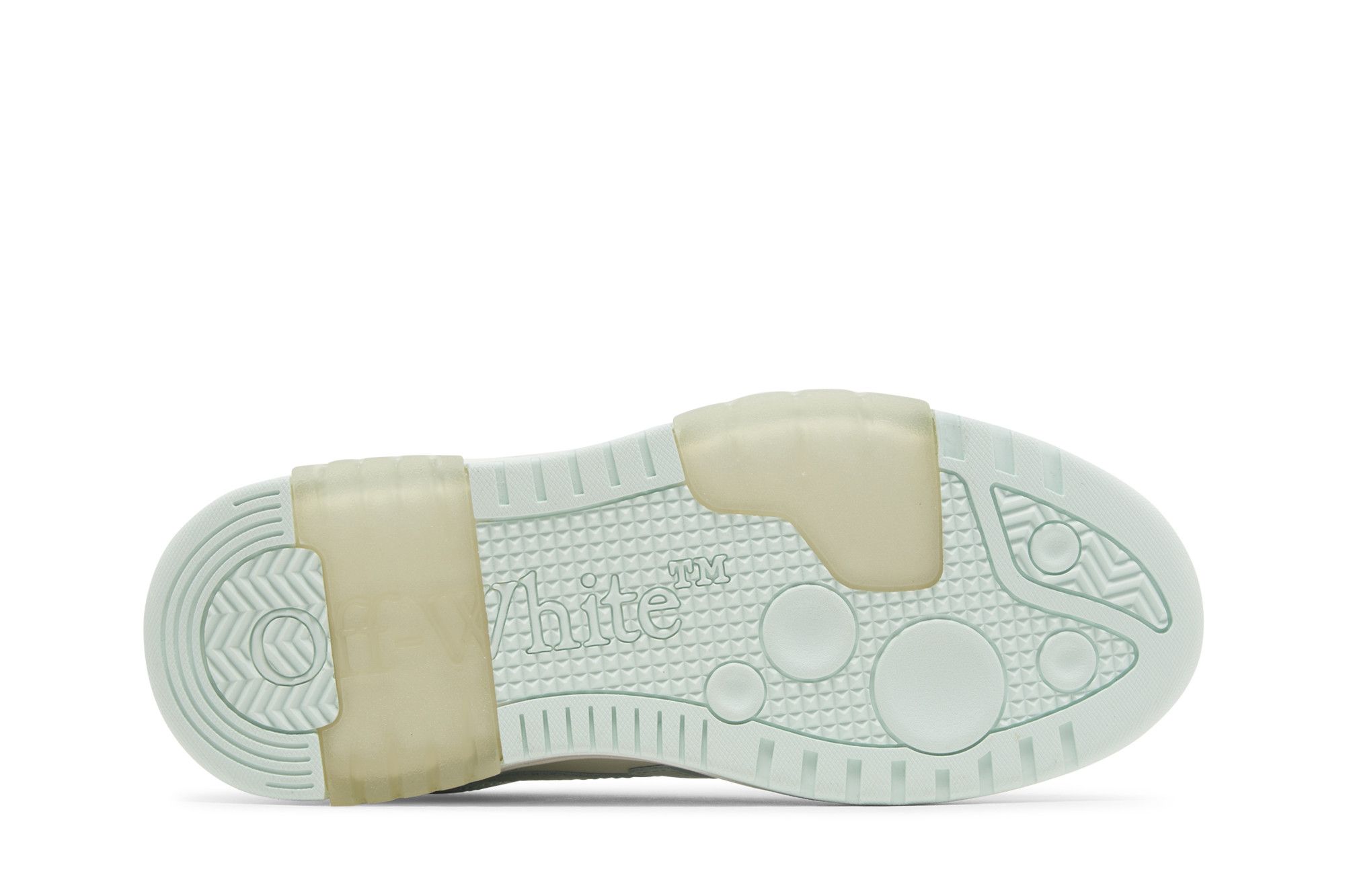 Shop (W) Off-White Out Of Office 'White Seafoam' Sepatu OWIA259S24LEA0030152
