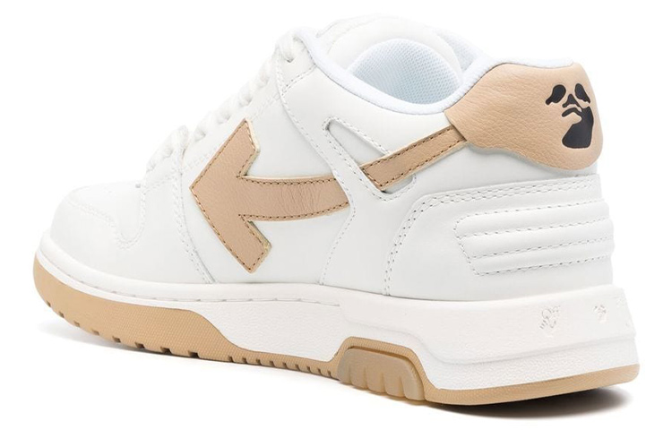 (W) Off-White Out Of Office Calf Leather White Camel 圖 4