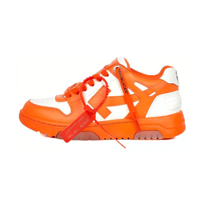 (W) Off-White Out Of Office Low-Sneakers White/Orange