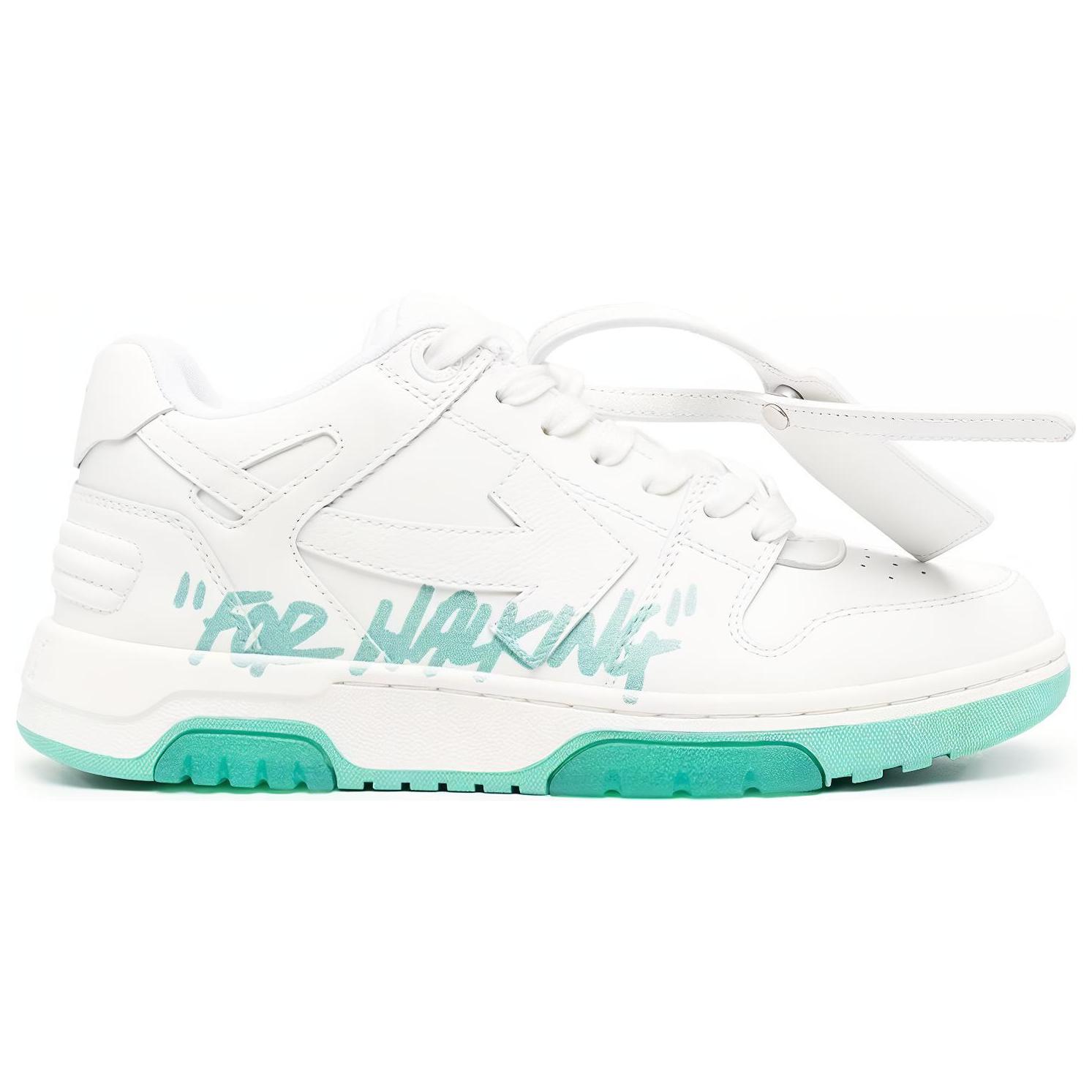 (W) Off-White Out Of Office Low-Top For Walking Sneaker 'White Green' 圖 2