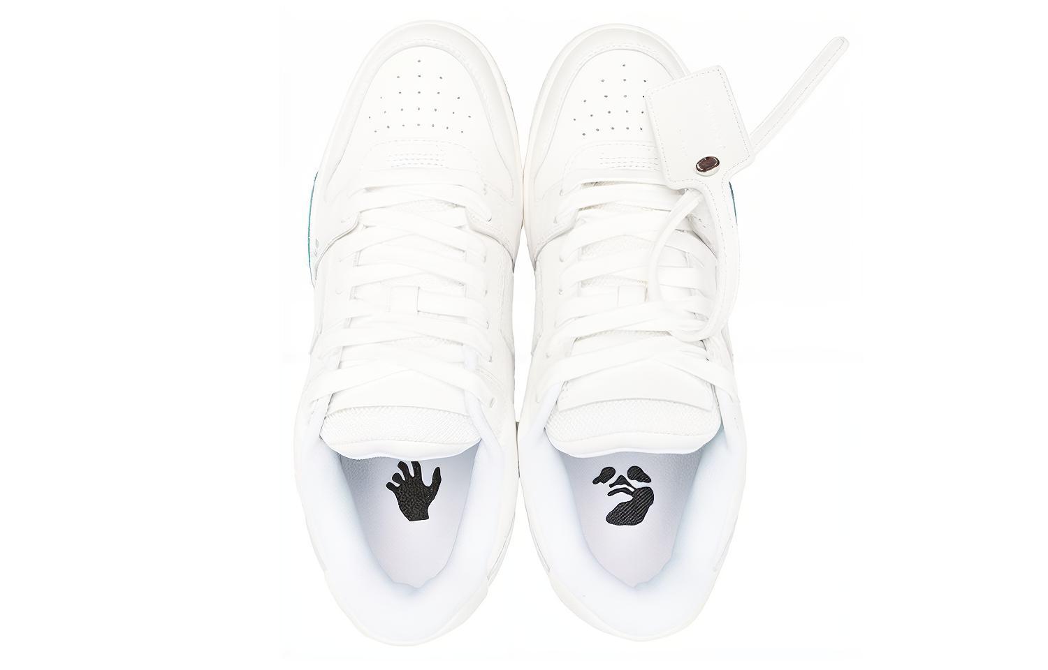 (W) Off-White Out Of Office Low-Top For Walking Sneaker 'White Green' 圖 4