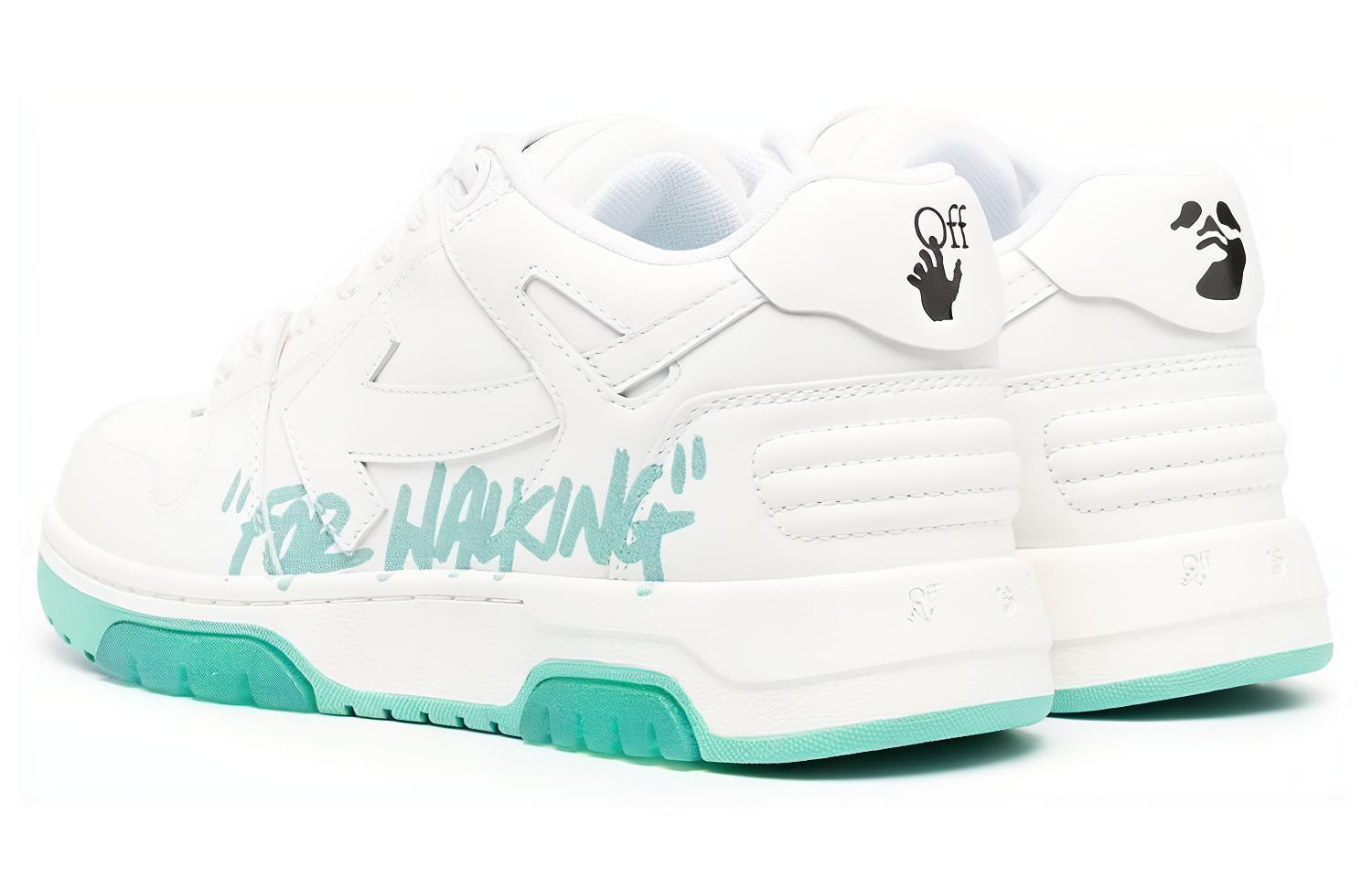 (W) Off-White Out Of Office Low-Top For Walking Sneaker 'White Green' 圖 5