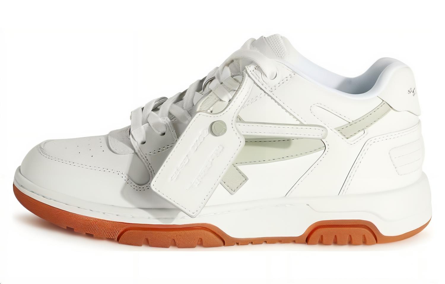 (W) Off-White Out Of Office Low-Top Sneaker 'White Brown'