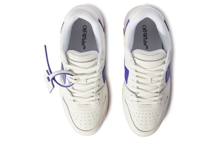 (W) Off-White Out Of Office Low-Top Sneaker 'White Blue Brown' 圖 3