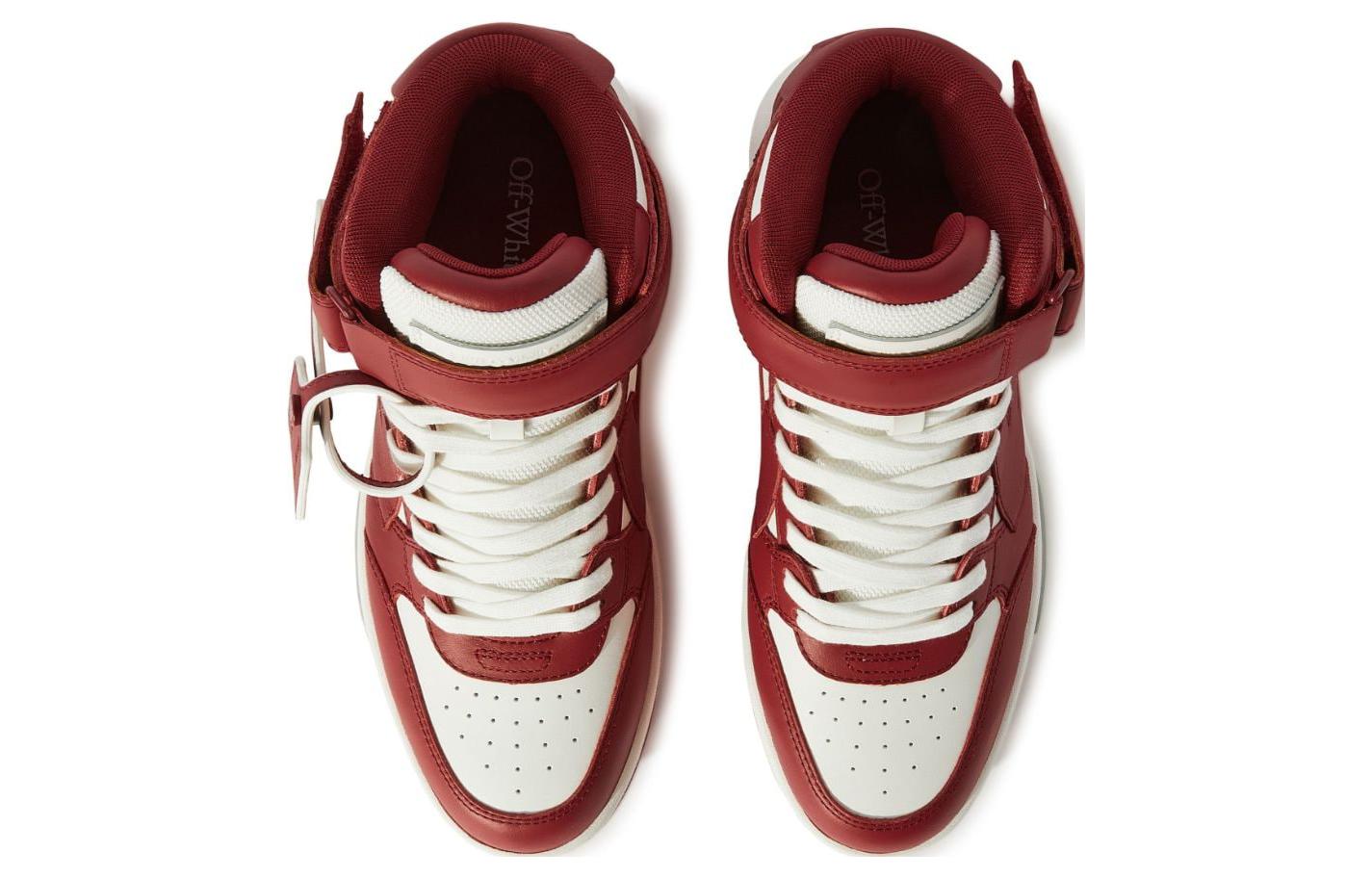 (W) Off-White Out of Office Mid 'Red White' 圖 4