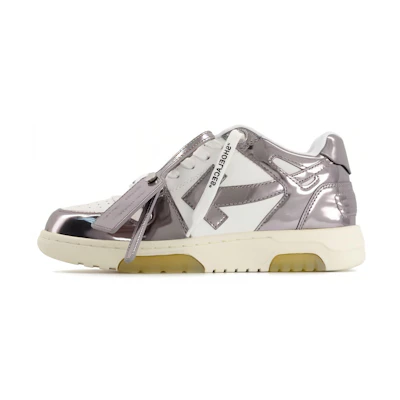 (W) Off-White Out Of Office Mirror Sneaker 'Silver White'