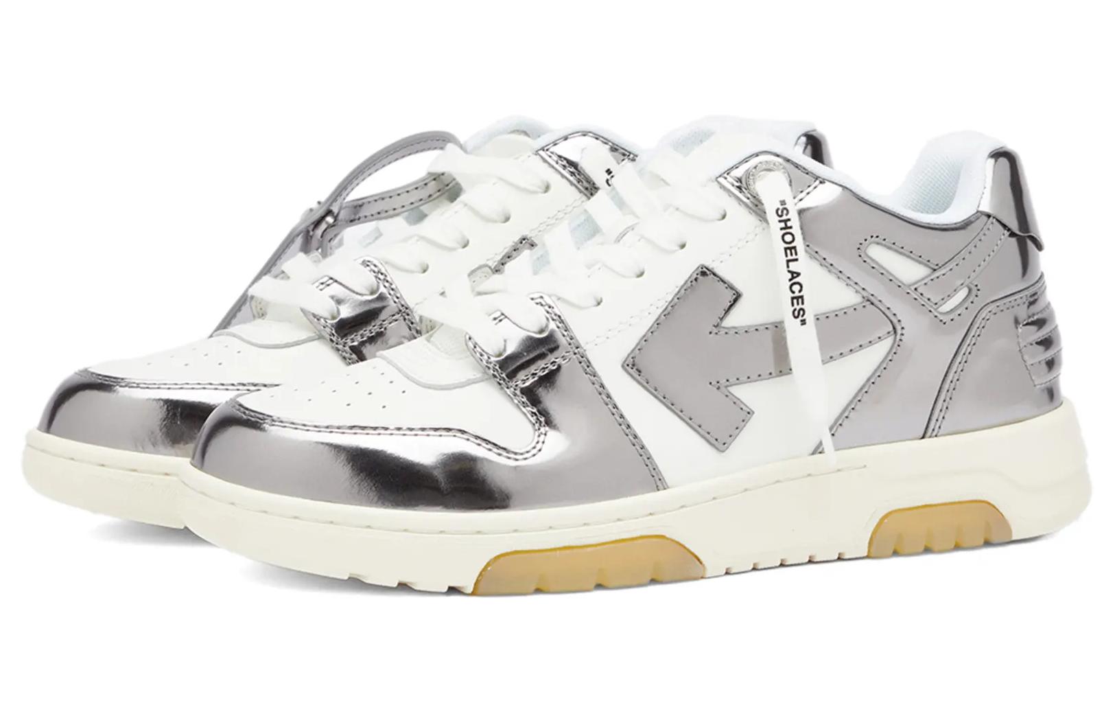 (W) Off-White Out Of Office Mirror Sneaker 'Silver White' 圖 2