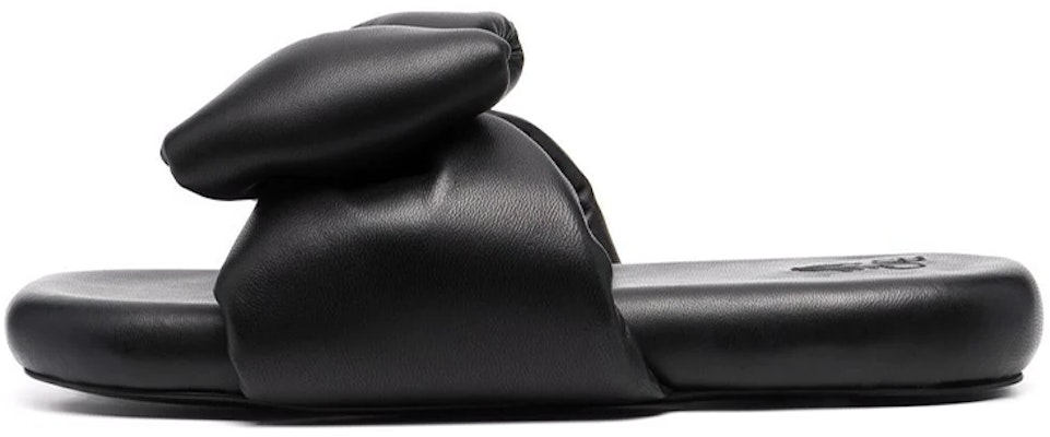 (Women) Off-White Padded Bow Sandal 'Black' OWIC005S22LEA001-1000 Buy (Women) Off-White Padded Bow Sandal 'Black' OWIC005S22LEA001-1000