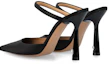 Shop (W) 오프화이트 블랙 하이힐 OWIJ026S23FAB0011001
