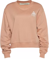 (Women) OFF-WHITE Pink Logo Graphic Crewneck Pullover Sweatshirt Women’s Regular Fit. OWBA026R19003054-0301 (Women) OFF-WHITE Pink Logo Graphic Crewneck Pullover Sweatshirt Women’s Regular Fit. OWBA026R19003054-0301
