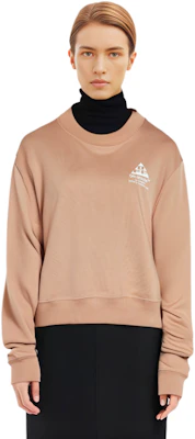 (W) オフホワイト ピンクロゴ グラフィック クルーネック スウェット レディース レギュラーフィット OWBA026R19003054-0301 Shop (W) オフホワイト ピンクロゴ グラフィック クルーネック スウェット レディース レギュラーフィット OWBA026R19003054-0301