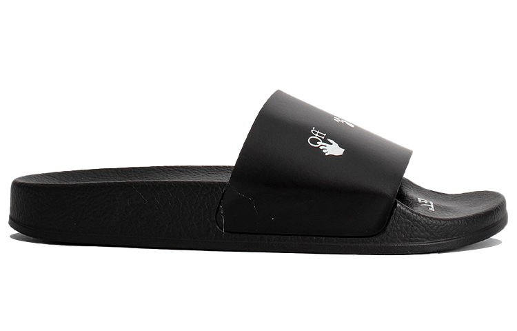 (W) Off-White Pool Sliders 'Black' 圖 2