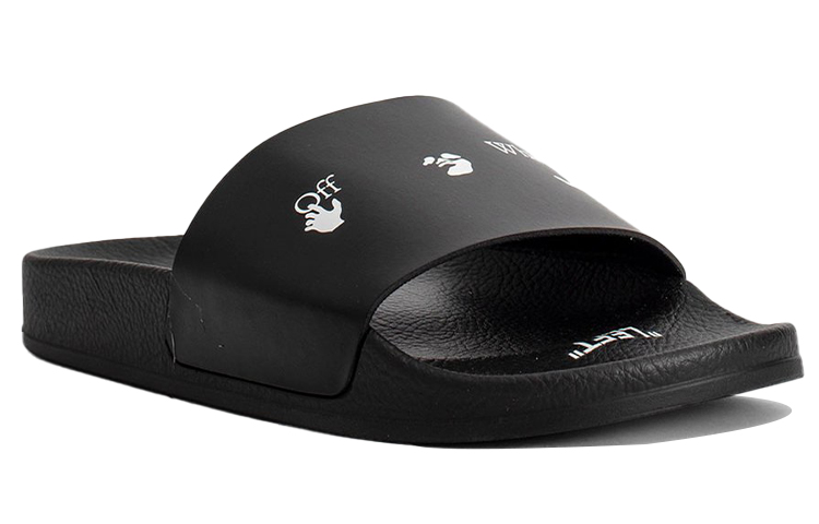 (W) Off-White Pool Sliders 'Black' 圖 3