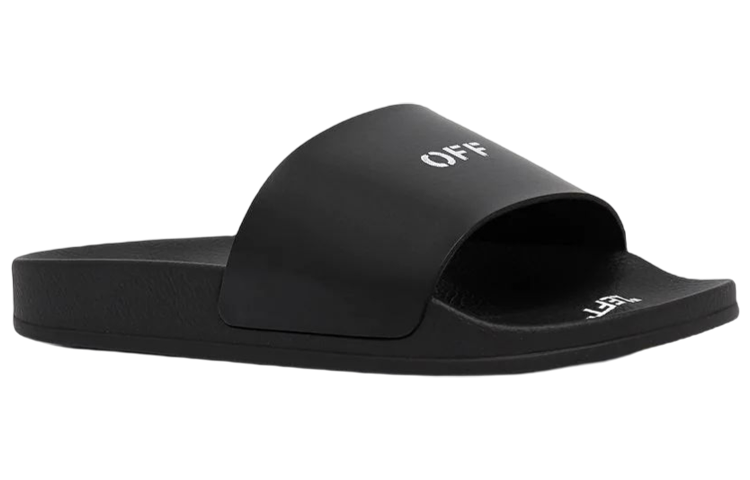 Order (W) Selipar Kolam Off-White 'Hitam' OWIC002S22PLA001-1001