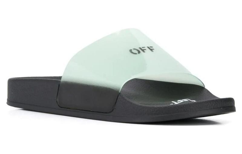 (W) Off-White Pool Sliders 'Light Blue' 圖 3