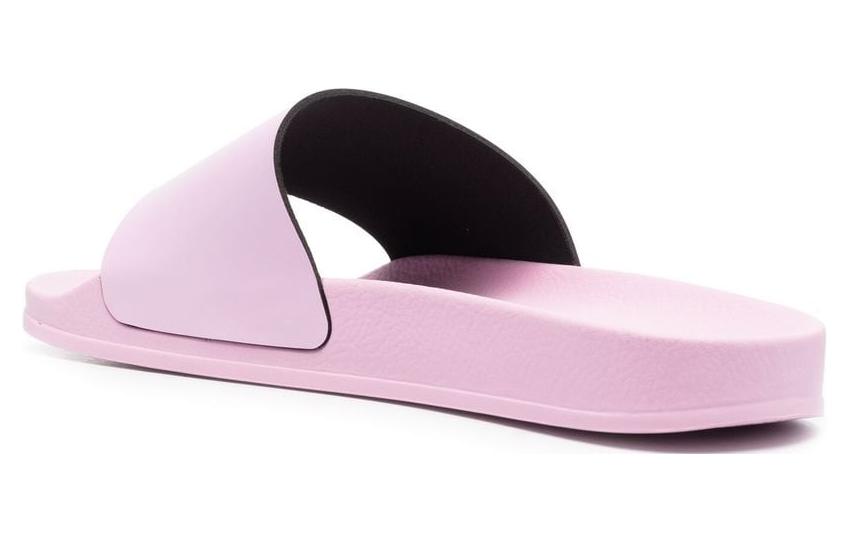 Shop (W) 오프화이트 라일락 풀 슬라이더 🩴 OWIC002F22MAT0013610