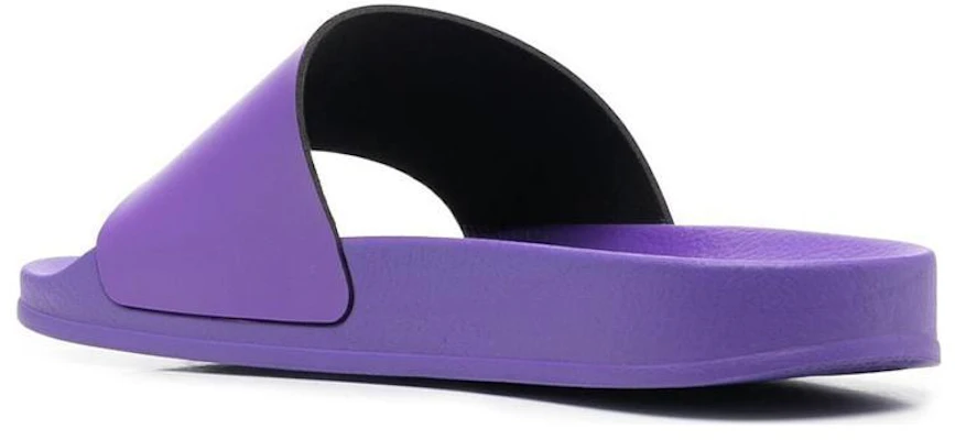 OFF-WHITE PVC 平底一字時尚涼拖 女款 深紫色 Purchase OFF-WHITE PVC 平底一字時尚涼拖 女款 深紫色