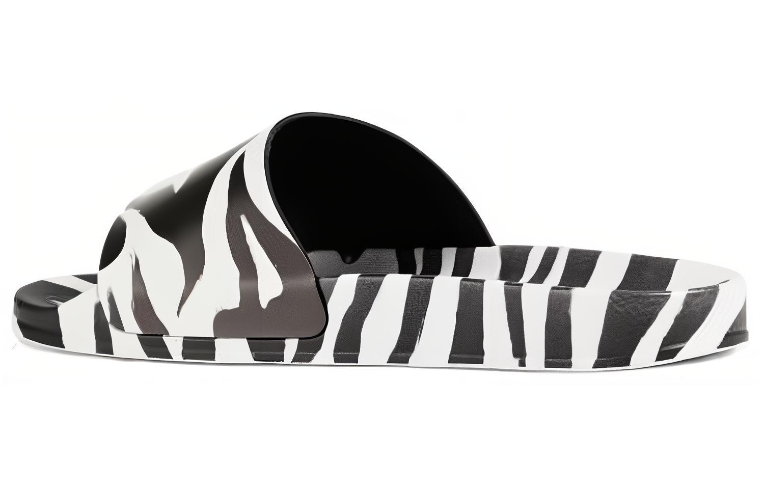 (W) Off-White Pool Sliders 'Zebra' 圖 4