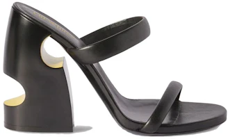 Order (W) Off-White Pop Bulky Nappa Mule Hitam OWIJ029S23LEA0011018