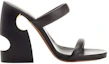 Order (W) Off-White Pop Meteor Block Thong Mule ''Nero'' OWIJ028S23LEA001-1018