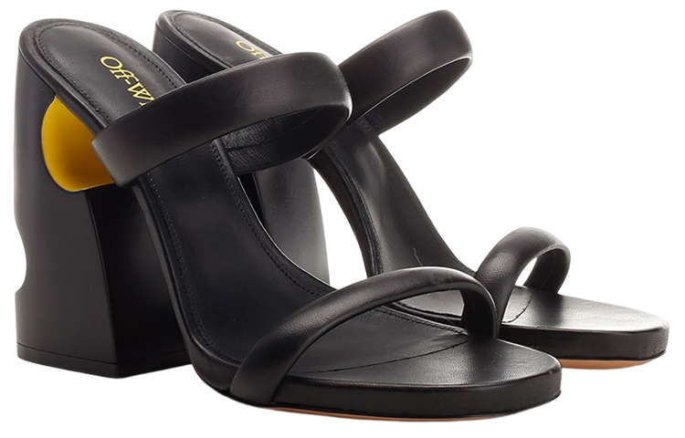 Lookbook (W) Off-White Sendal Pop Meteor Block 'Hitam' OWIJ028S23LEA001-1018